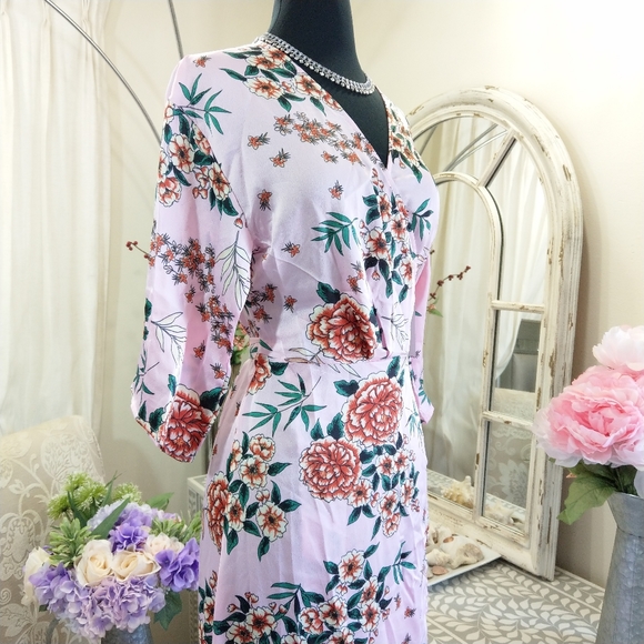 🍒NWT🍒 THE ORIENT KIMONO WRAP DRESS - Picture 10 of 13